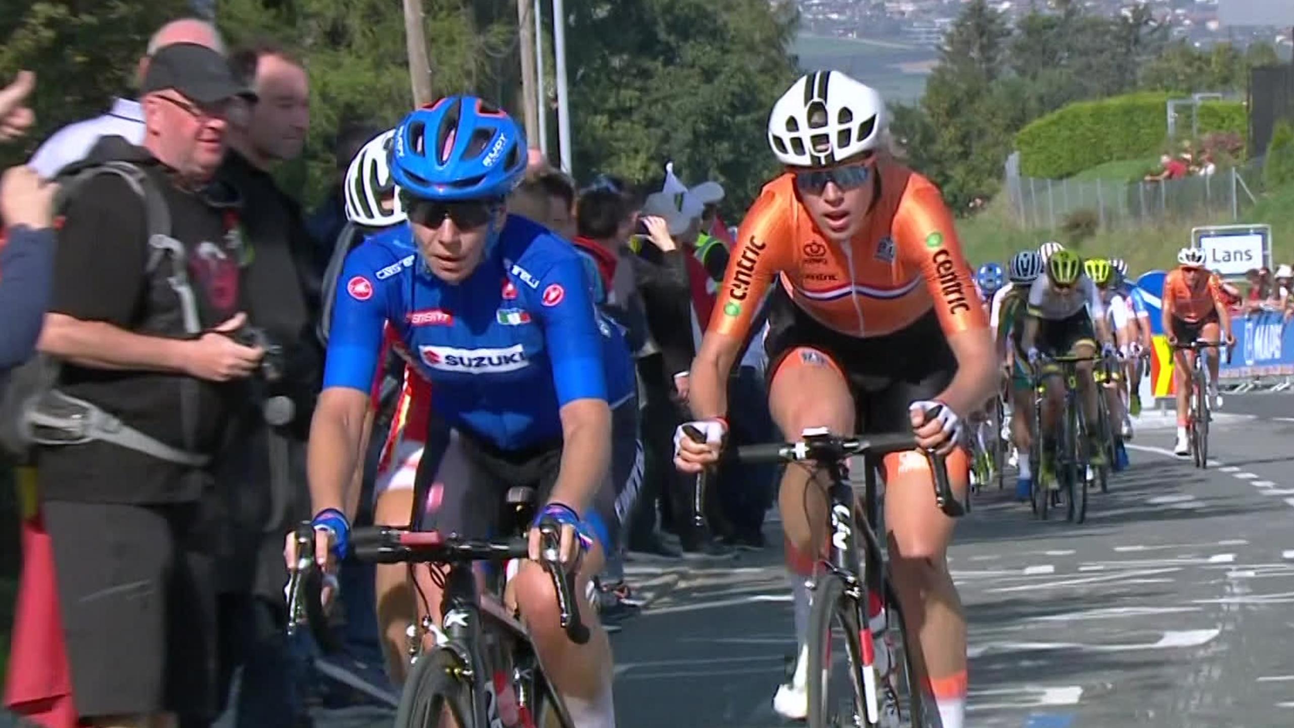 WMHighlights Der Kampf um die Medaillen im Straßenrennen der Frauen