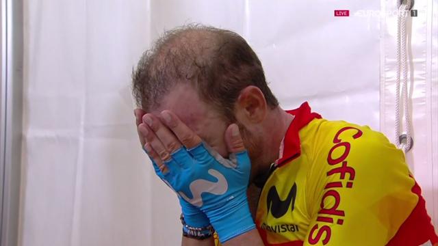 Mundiales 2018: Las emotivas lágrimas de Alejandro Valverde Mundiales 2018: Las emotivas lágrimas de Alejandro Valverde