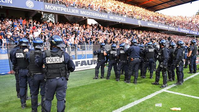 Montpellier - Nîmes. La rencontre interrompue à deux reprises