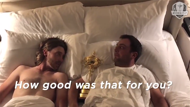 "Et pour toi, c'était bien ?" Molinari et Fleetwood s'amusent de leur complicité... jusqu'au lit !