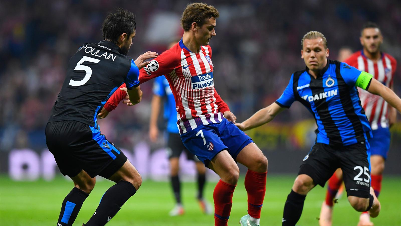 Atl tico Madrid FC Bruges En Direct 3 Octobre 2018 Eurosport