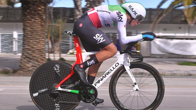 Bis tricolore di Gianni Moscon a cronometro: battuto Filippo Ganna di soli 2 secondi
