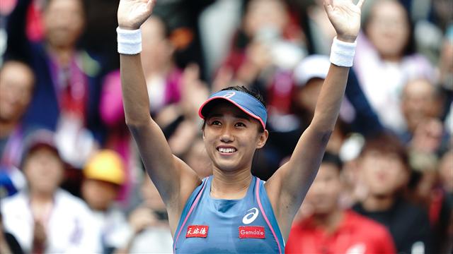 Zhang downs Kerber to set up Osaka clash in Beijing