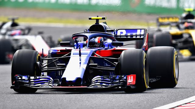 Gasly pénalisé de 15 places sur la grille
