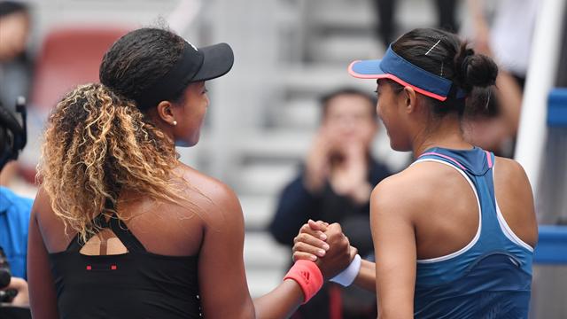 Emotional Osaka battles past Zhang into Beijing semis