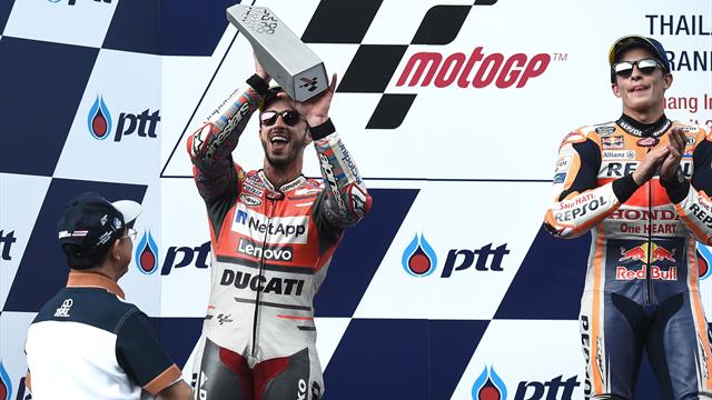 Dovizioso : "Ce n'est jamais agréable de s'incliner dans le dernier virage" Dovizioso : "Ce n'est jamais agréable de s'incliner dans le dernier virage"