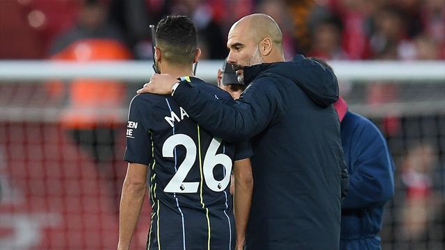 Guardiola : Mahrez "ne partira pas" Guardiola : Mahrez "ne partira pas"