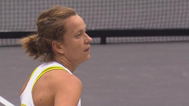 WTA Linz: Strycova-Flipkens 7-6, 7-6, gli highlights WTA Linz: Strycova-Flipkens 7-6, 7-6, gli highlights