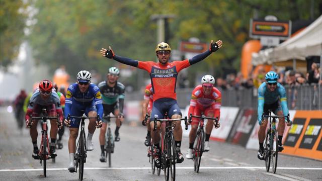 Colbrelli sterkste in chaotische editie Gran Piemonte
