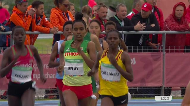 Classy Chelangat cruises to victory in women's 3000m cross country Classy Chelangat cruises to victory in women's 3000m cross country
