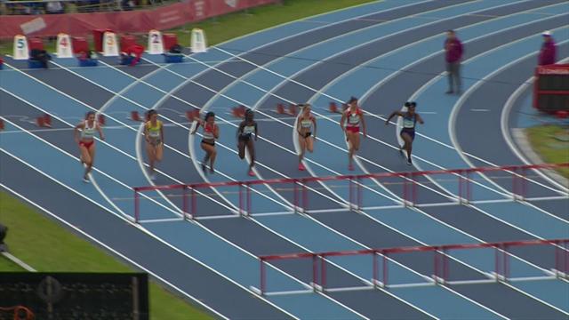 Stark smashes her lifetime best to cruise through hurdles heats Stark smashes her lifetime best to cruise through hurdles heats