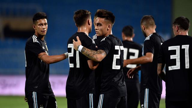 Sans Messi, l'Argentine écrase l'Irak