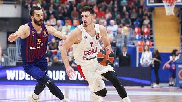 Il CSKA batte l'Efes e resta in scia al Fenerbahce, corsaro a Podgorica! Ok Olympiacos e Barcellona