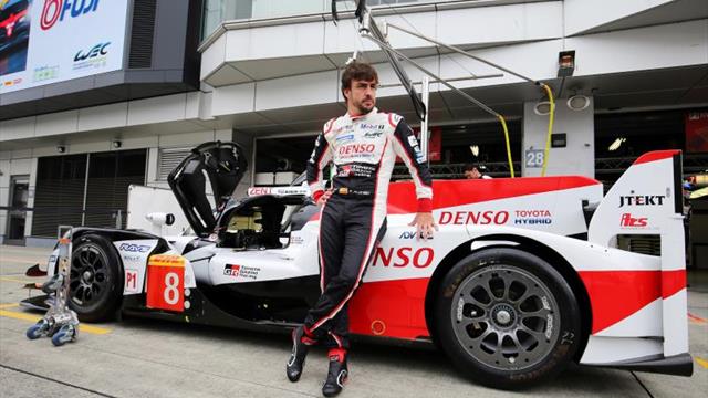 💪 Alonso vuela con el Toyota para marcar el mejor tiempo en los libres 1 y 2 en las 6 Horas de Fuji