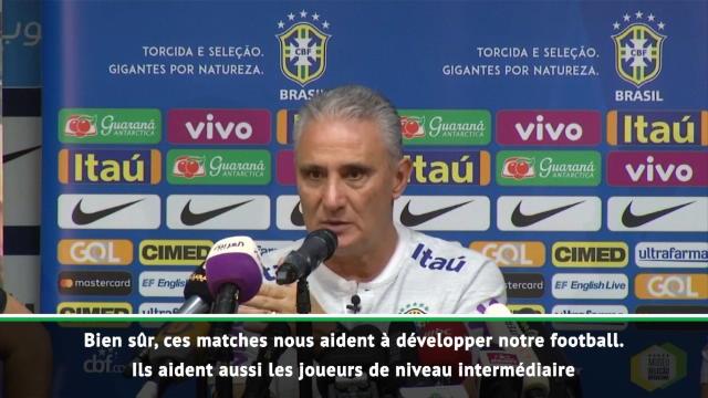 Brésil - Tite : "Ces matches amicaux sont très utiles" Brésil - Tite : "Ces matches amicaux sont très utiles"
