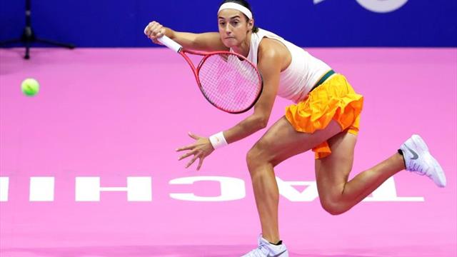 Caroline García pasa a semifinales en Tianjin en una jornada de abandonos