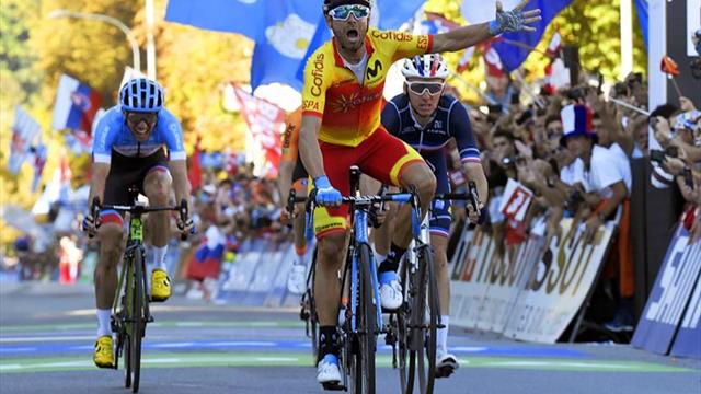 Valverde estrena bicicleta de campeón mundial el sábado en Lombardía