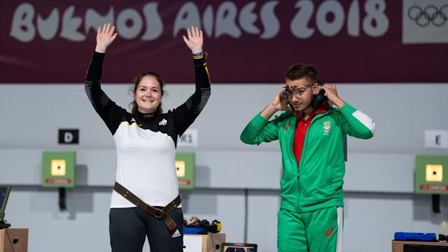Olympische Jugendspiele | Schützin Seeger holt drittes deutsches Gold