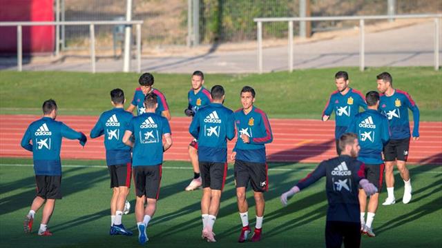 España regresa a los entrenamientos y pone su mente en Inglaterra