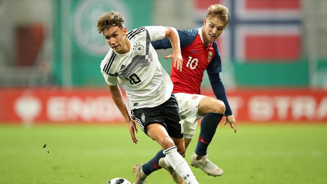 Clasificación Euro Sub 21, Alemania-Noruega: Waldschmidt pudo con Odegaard (2-1) Clasificación Euro Sub 21, Alemania-Noruega: Waldschmidt pudo con Odegaard (2-1)