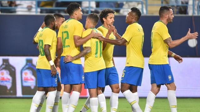2-0 Brasile all'Arabia Saudita: segna anche Alex Sandro dopo il vantaggio di Gabriel Jesus