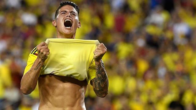 James encuentra calma en Colombia en medio de la tempestad que vive en Alemania
