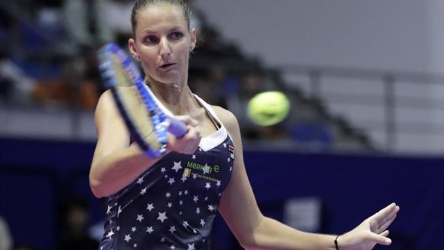 Karolina Pliskova y Caroline García y se enfrentarán en la final en Tianjin