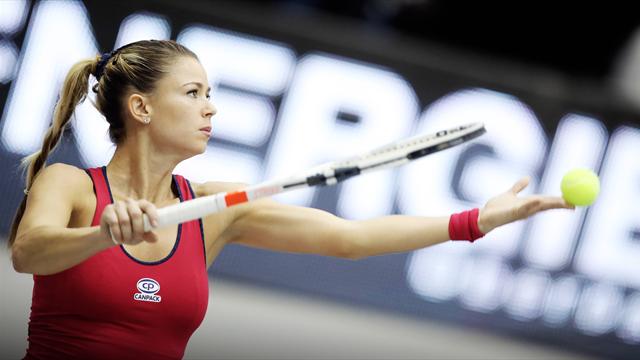 Der siebte Matchball sitzt: Giorgi im Finale von Linz Der siebte Matchball sitzt: Giorgi im Finale von Linz