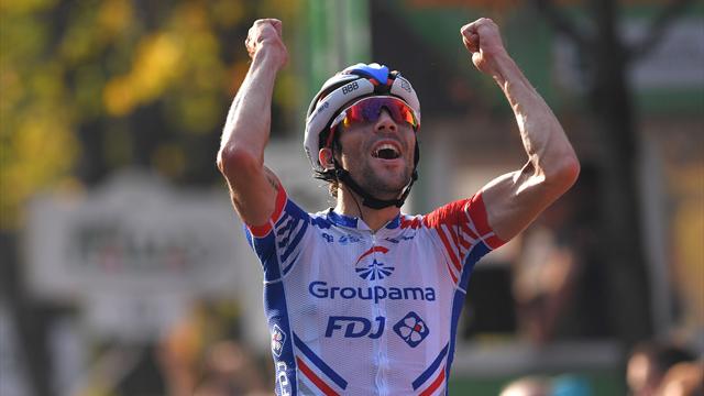 Thibaut Pinot solos to Il Lombardia glory