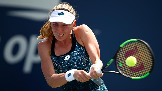 Alison Van Uytvanck s'offre la tenante du titre à Linz Alison Van Uytvanck s'offre la tenante du titre à Linz