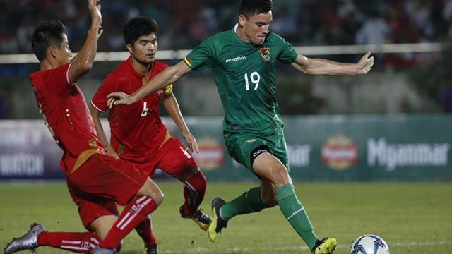 0-3. Bolivia logra una amplia victoria ante una débil selección de Birmania