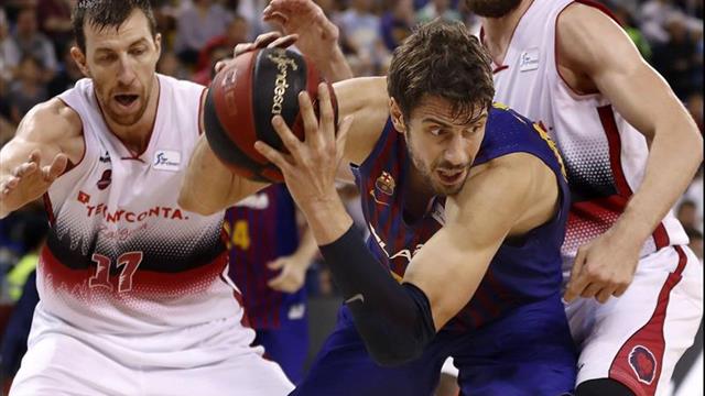 99-55. El Barcelona apaliza a un Zaragoza superado desde el salto inicial