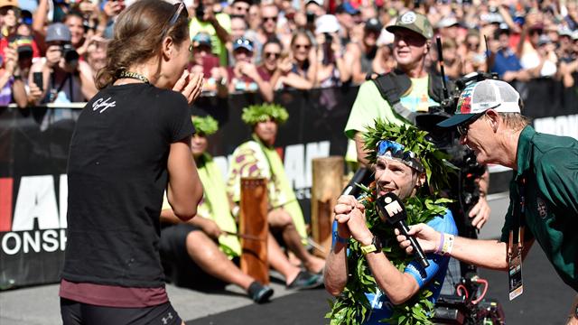 Zum Heulen schön: Ironman Lange macht Heiratsantrag im Ziel