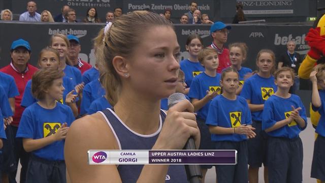 Match highlights: Giorgi bests Alexandrova Match highlights: Giorgi bests Alexandrova
