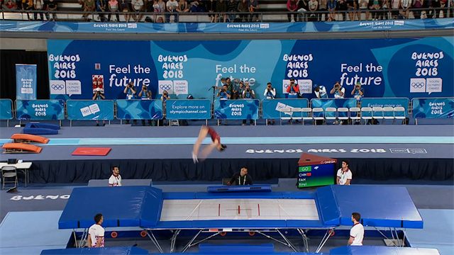 Youth Olympics Games: Trampoline highlights Youth Olympics Games: Trampoline highlights