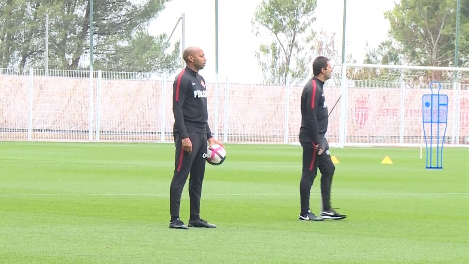 Allenamento AS Monaco prima Allenamento AS Monaco prima