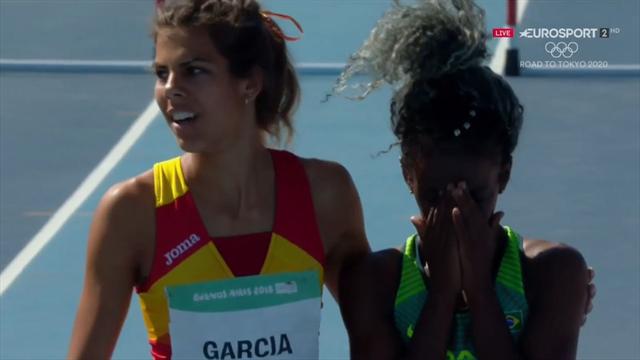 Buenos Aires 2018: Carla García, bronce en 400 vallas y un enorme gesto con su rival Buenos Aires 2018: Carla García, bronce en 400 vallas y un enorme gesto con su rival