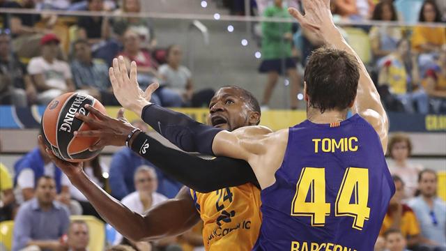 Euroliga, Gran Canaria-Barcelona: Estreno histórico (87-86)