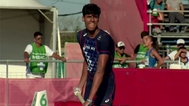 Thiery wins men's pole vault for France Thiery wins men's pole vault for France