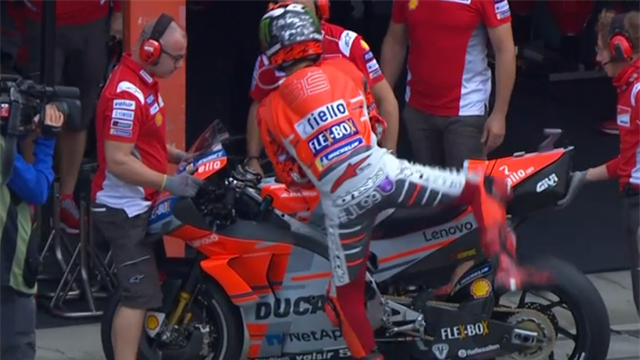Un tour de test, un tour de trop pour sa fracture : Lorenzo a jeté l'éponge d'entrée Un tour de test, un tour de trop pour sa fracture : Lorenzo a jeté l'éponge d'entrée