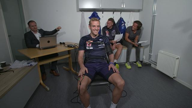 Emil i Eliteserien: Her blir Ranheim-spilleren fersket i å lyve om Brann-sjefen Emil i Eliteserien: Her blir Ranheim-spilleren fersket i å lyve om Brann-sjefen