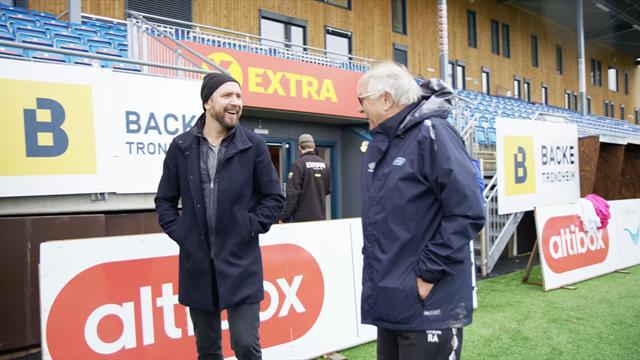 Bernt besøker: Bryter ut i latter av vitsen til Ranheims materialforvalter Bernt besøker: Bryter ut i latter av vitsen til Ranheims materialforvalter