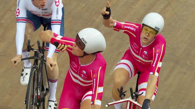 Denmark claim men's Team Pursuit gold as technical issues blight GB Denmark claim men's Team Pursuit gold as technical issues blight GB