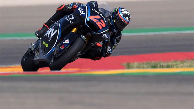 Bagnaia a attaqué très tôt pour réussir un chrono imbattable Bagnaia a attaqué très tôt pour réussir un chrono imbattable