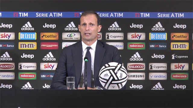 Allegri: "Usciti dalla gara troppo presto, torniamo coi piedi a terra" Allegri: "Usciti dalla gara troppo presto, torniamo coi piedi a terra"