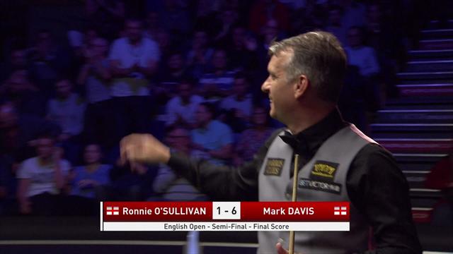 Mark Davis seals big win over Ronnie O'Sullivan Mark Davis seals big win over Ronnie O'Sullivan