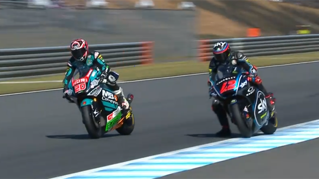 Quartararo a croqué Bagnaia dès le troisième tour Quartararo a croqué Bagnaia dès le troisième tour