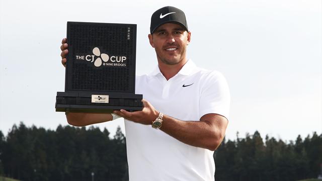 Koepka chipe la place de n°1 mondial à Johnson
