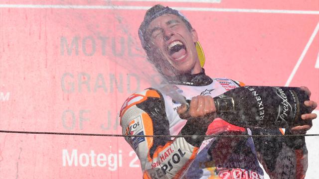 Marquez : "Le big boss de Honda était heureux... je vais pouvoir lui demander un peu plus d'argent" Marquez : "Le big boss de Honda était heureux... je vais pouvoir lui demander un peu plus d'argent"