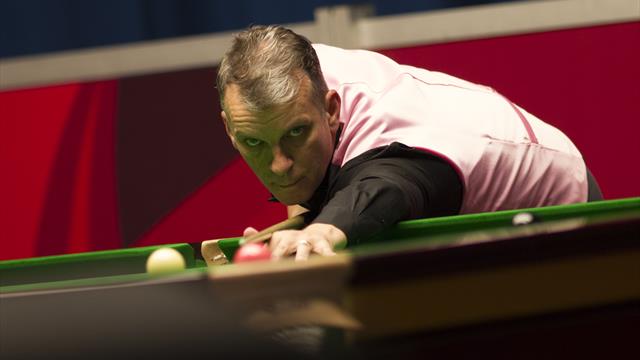 English Open: Mark Davis completes century break to tie with Stuart Bingham after first session English Open: Mark Davis completes century break to tie with Stuart Bingham after first session